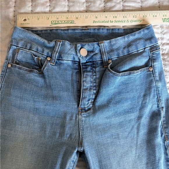 Seven7 Light Blue Distressed Women's Jeans - Picture 2 of 6